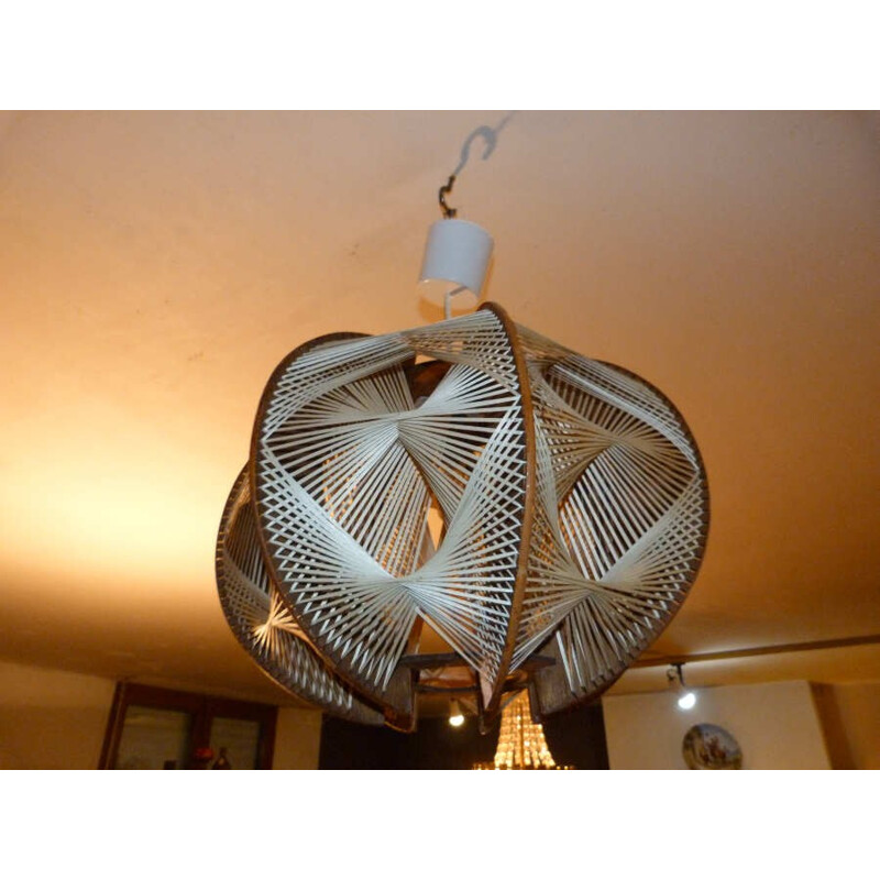 Mid century modern Scandinavian hanging lamp - 1960s
