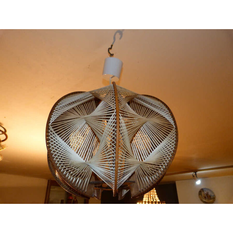 Mid century modern Scandinavian hanging lamp - 1960s