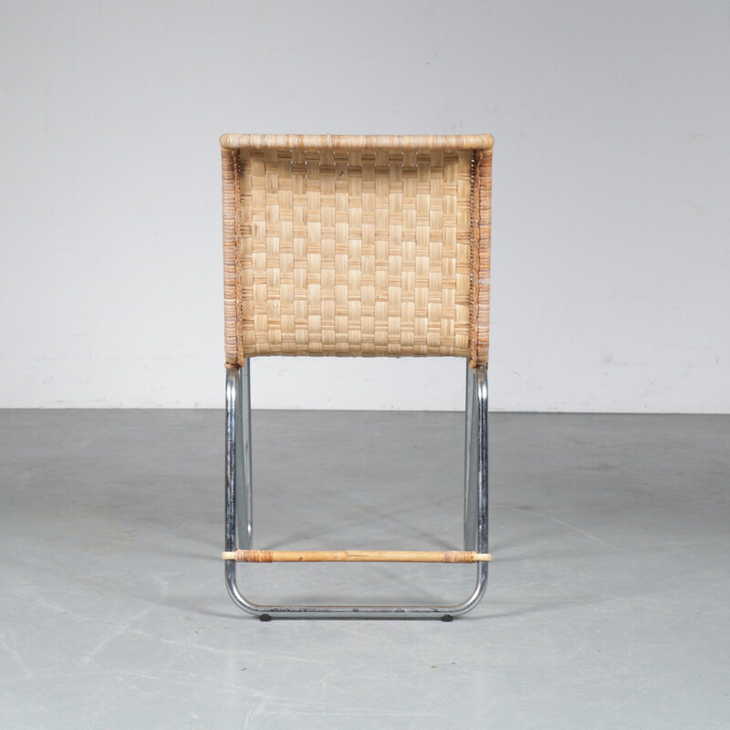 Vintage Side chair model "Diagonal" by Dutch Originals, Netherlands 1930s