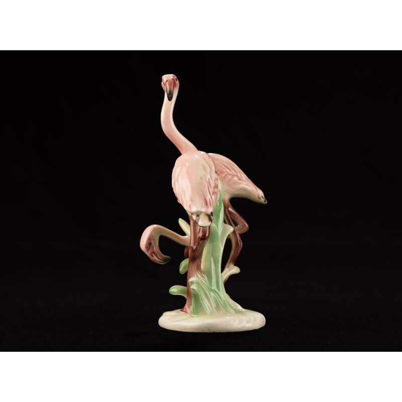 Flamants roses vintage par Goebel, Allemagne 1950