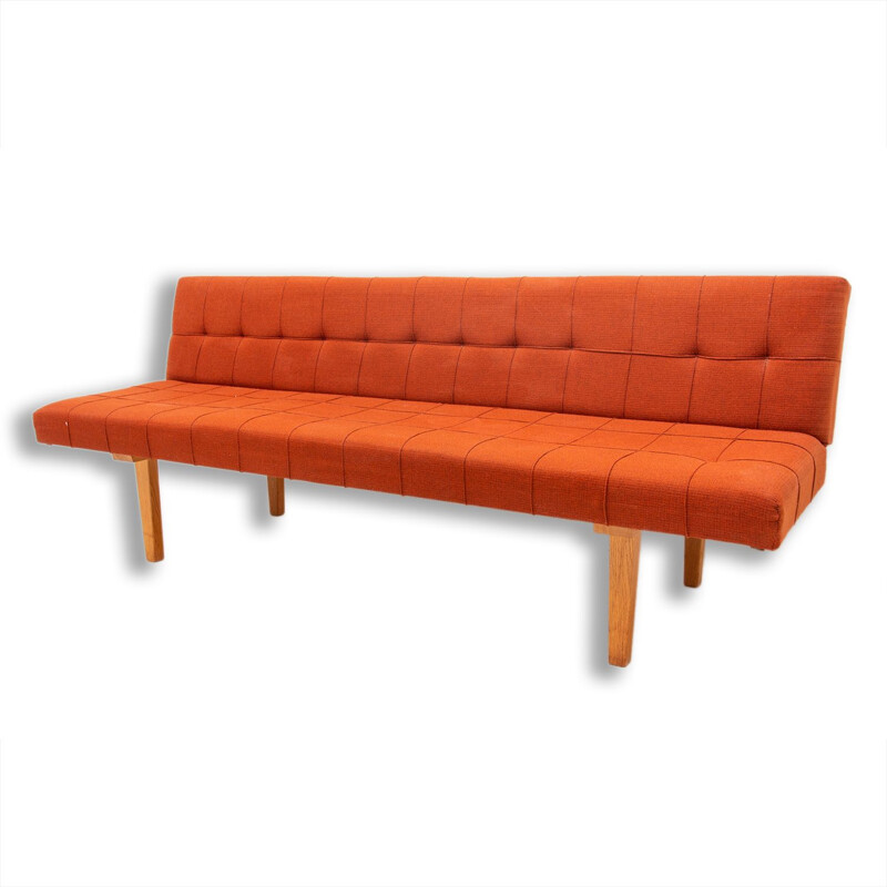 Vintage folding sofa-bench, Czechoslovakia 1960s