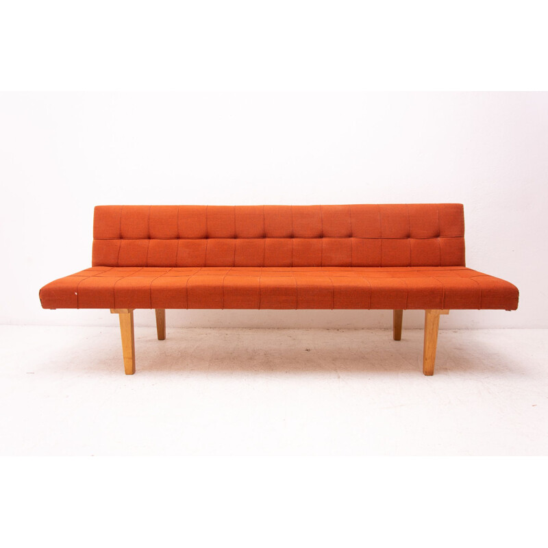 Vintage folding sofa-bench, Czechoslovakia 1960s