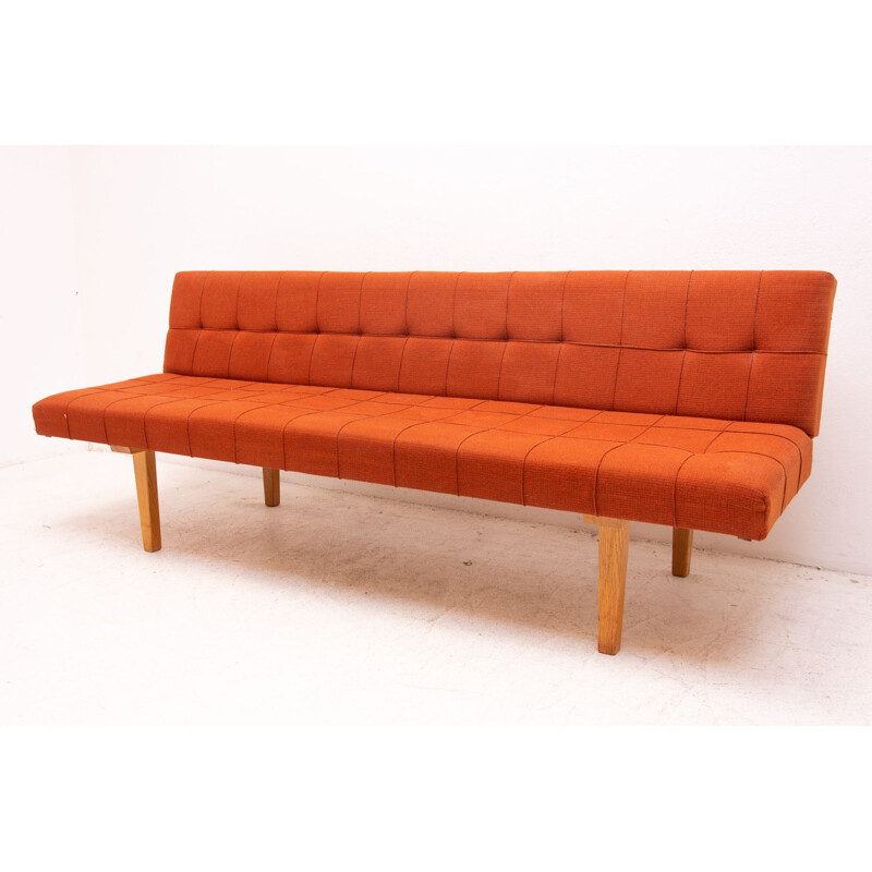 Vintage folding sofa-bench, Czechoslovakia 1960s