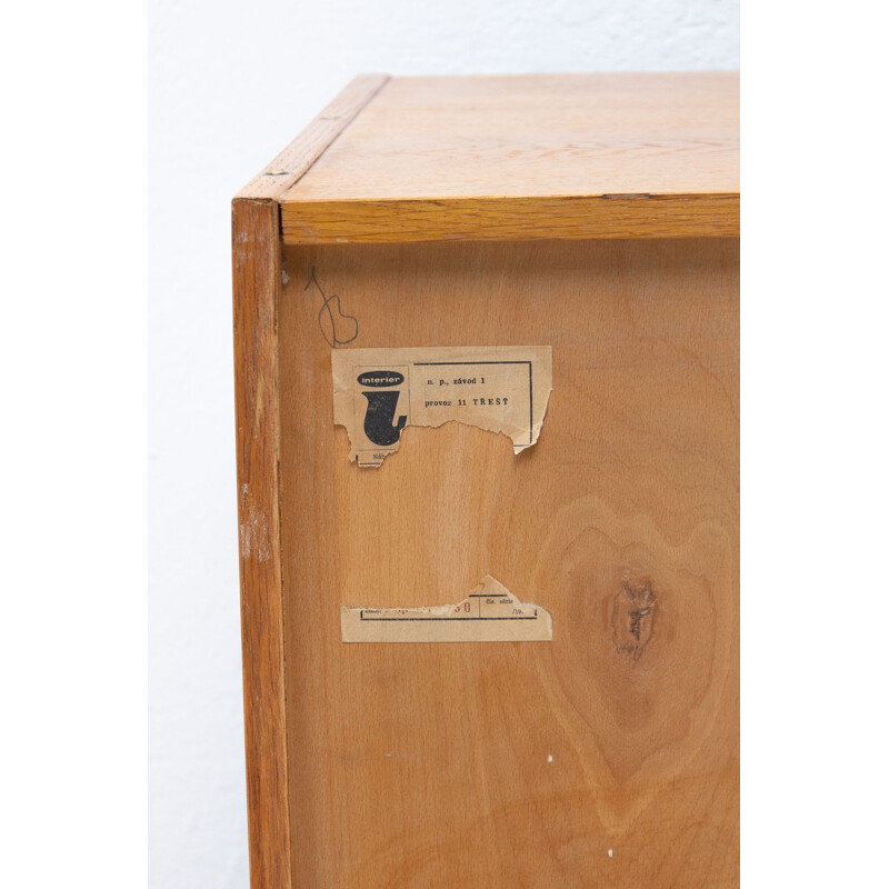 Vintage chest of drawers U-458 by Jiri Jiroutek, Czechoslovakia 1960s