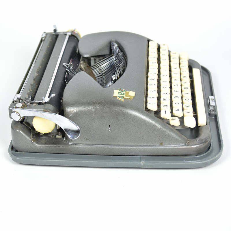 Vintage Typewriter ABC Kochs Adlernähmaschinen Werke AG Bielefeld, Germany 1950s