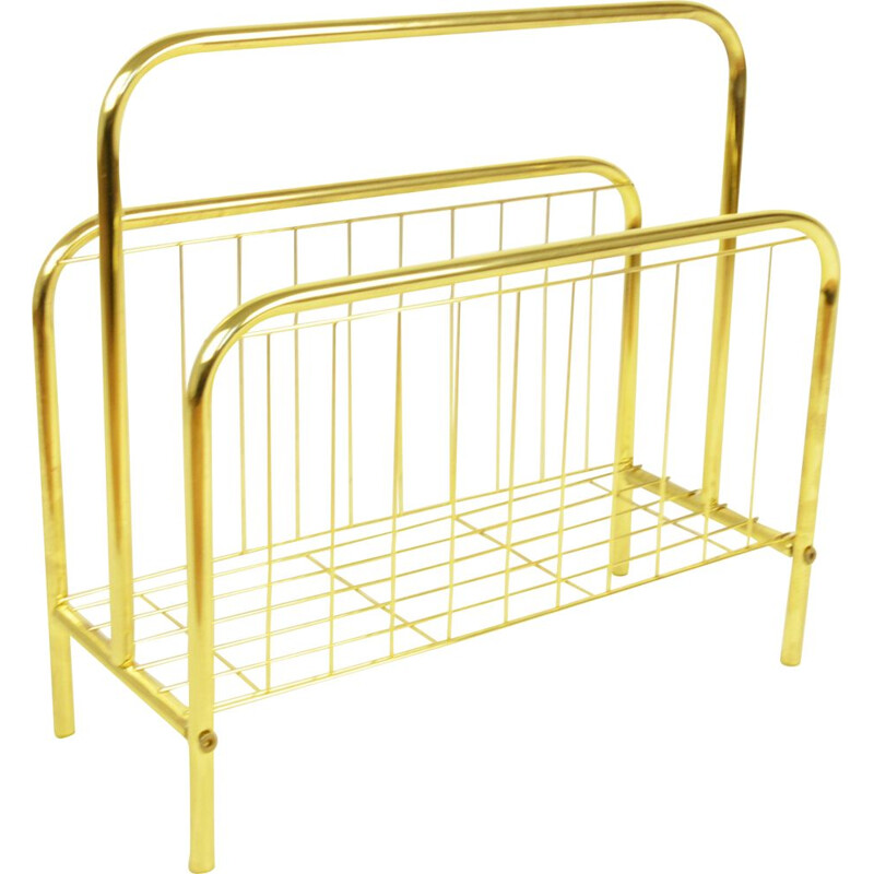 Vintage Magazine Rack 1970s