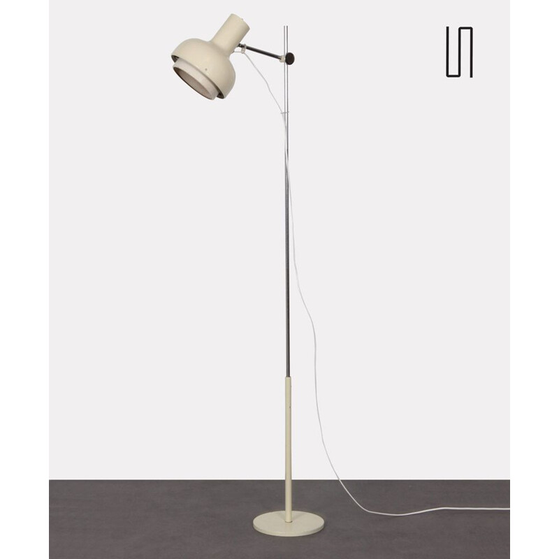 Vintage white floor lamp by Josef Hurka by Napako 1970s