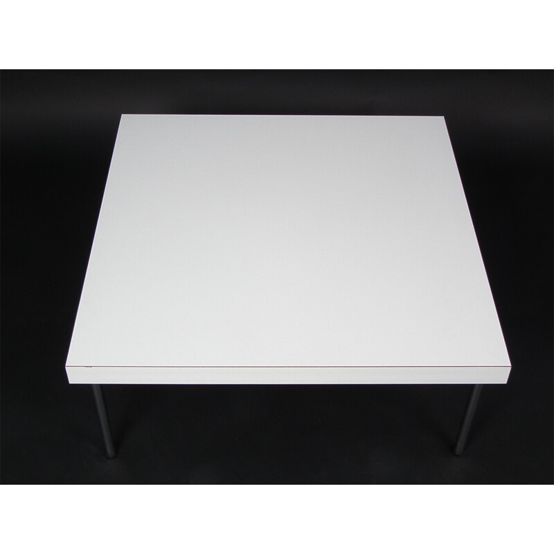 White square coffee table in formica - 1960s