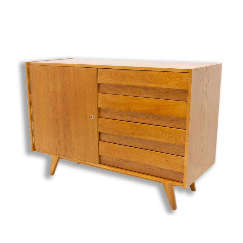 Vintage chest of drawers U-458 by Jiri Jiroutek, Czechoslovakia 1960s