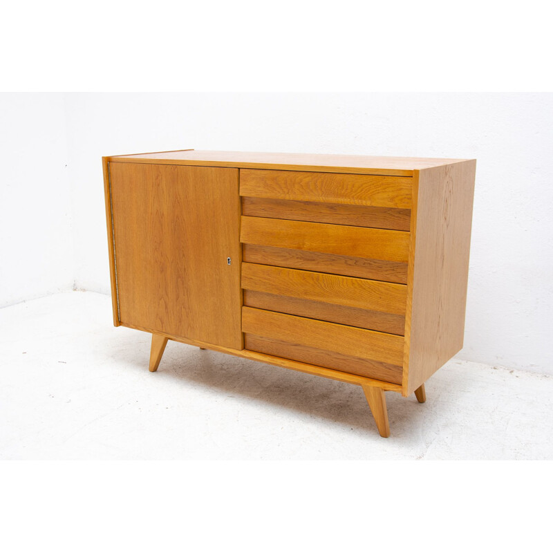 Vintage chest of drawers U-458 by Jiri Jiroutek, Czechoslovakia 1960s