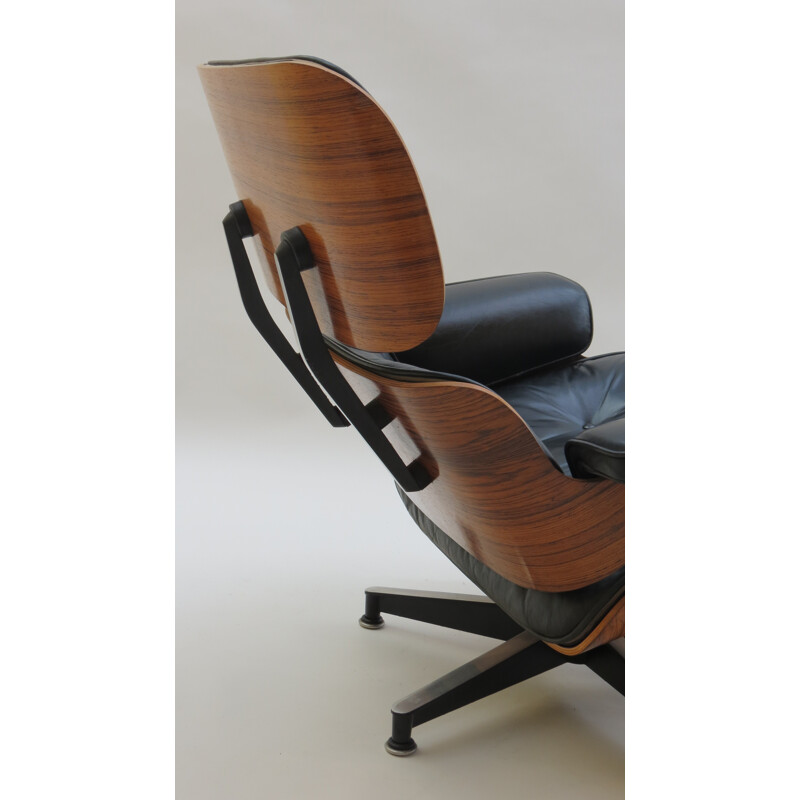 Herman Miller lounge armchair and ottoman, Charles & Ray EAMES - 1970s