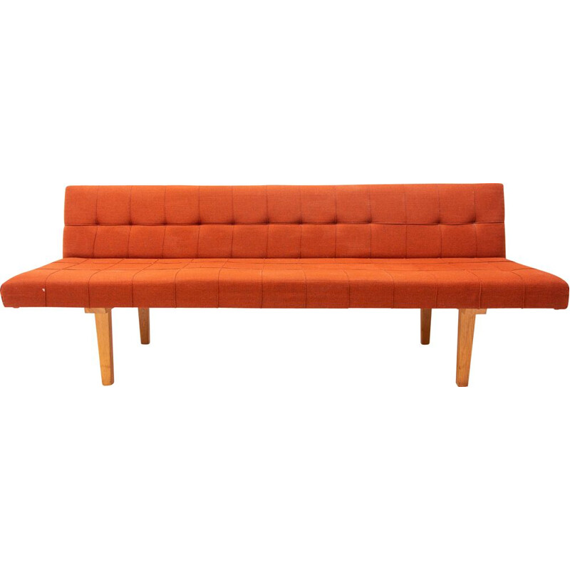 Vintage folding sofa-bench, Czechoslovakia 1960s