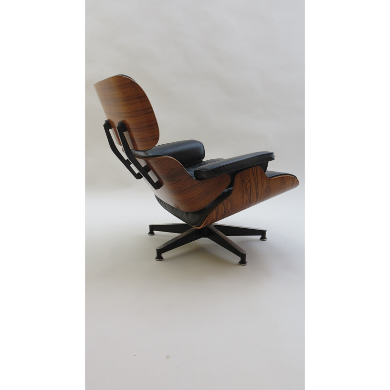 Herman Miller lounge armchair and ottoman, Charles & Ray EAMES - 1970s