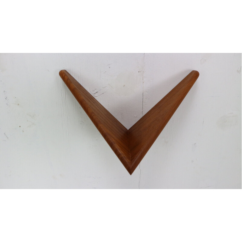 Pair of vintage Teak Butterfly Shelves by Poul Cadovius for Cado, Denmark 1950s