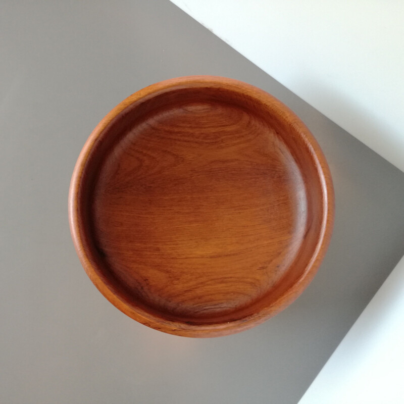 Vintage teak bowl