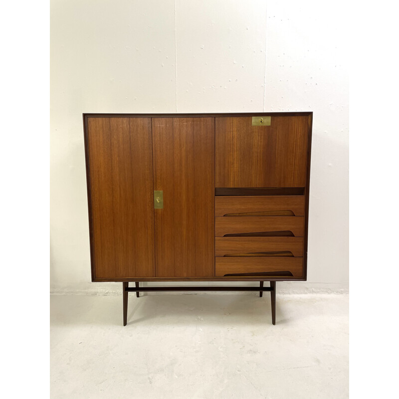 Vintage highboard by vittorio dassi, Italian 1950s