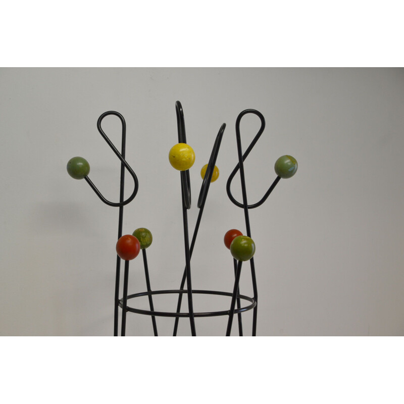 Vintage coat rack by Roger Feraud 1950s