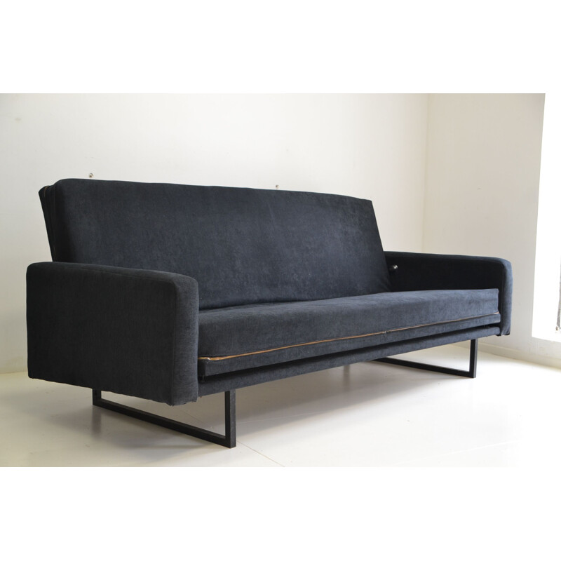 Vintage Steiner sofa bed by René Jean Caillette 1960s