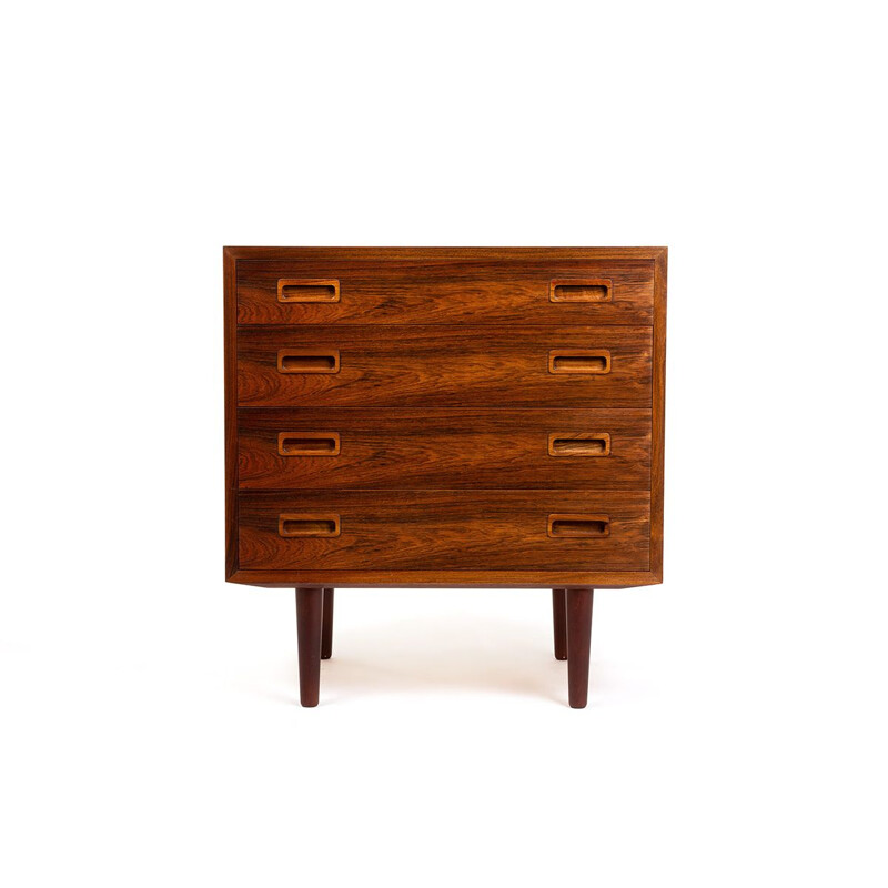 Commode vintage en palissandre par Carlo Jensen pour Hundevad & Co, Danois 1960