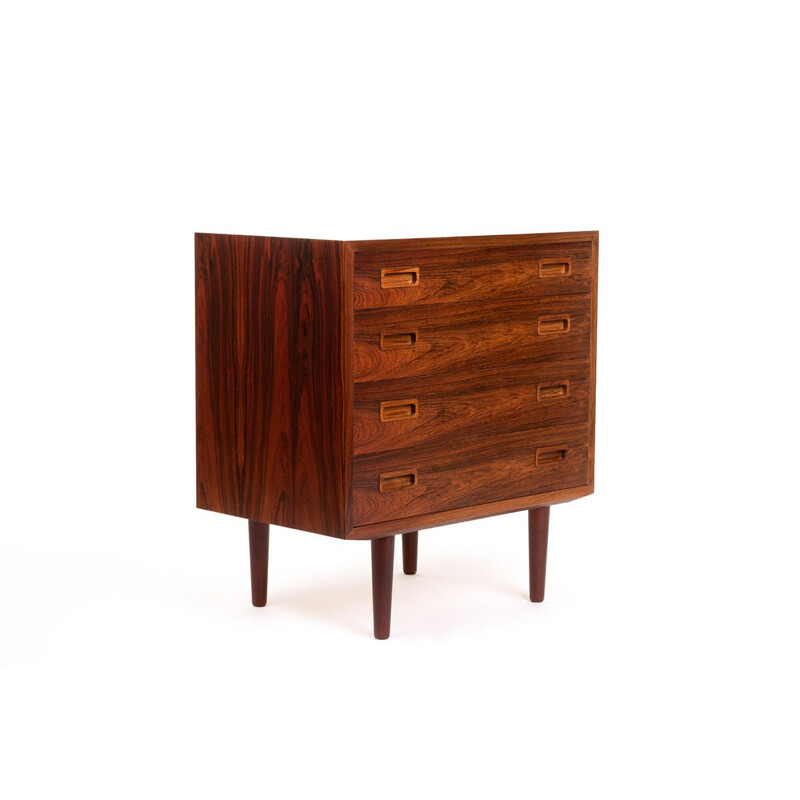 Vintage rosewood chest of drawers by Carlo Jensen for Hundevad & Co, Danish 1960s