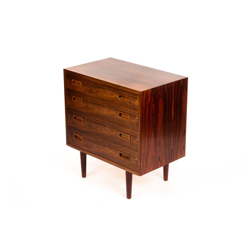 Vintage rosewood chest of drawers by Carlo Jensen for Hundevad & Co, Danish 1960s