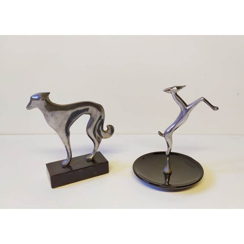 Paire of vintage Small Sculptures by Karl Hagenauer 1930s