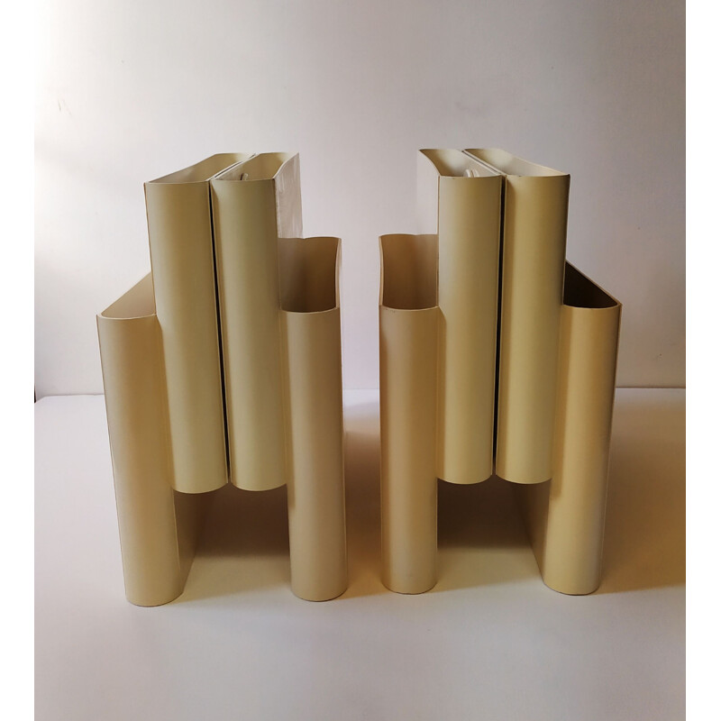 Pair of vintage Magazine Racks by Giotto Stoppino for Kartell 1970s