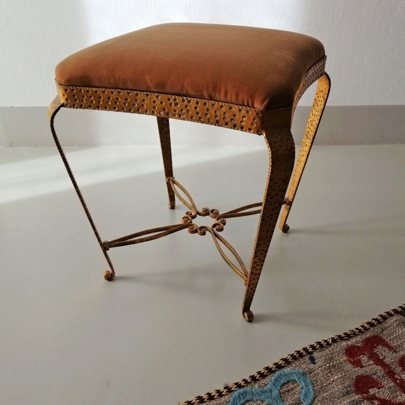 Vintage Stool by Pierluigi Colli 1950s