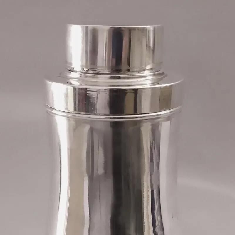 Vintage Macabo Shaker aus Edelstahl von Aldo Tura, Italien 1950