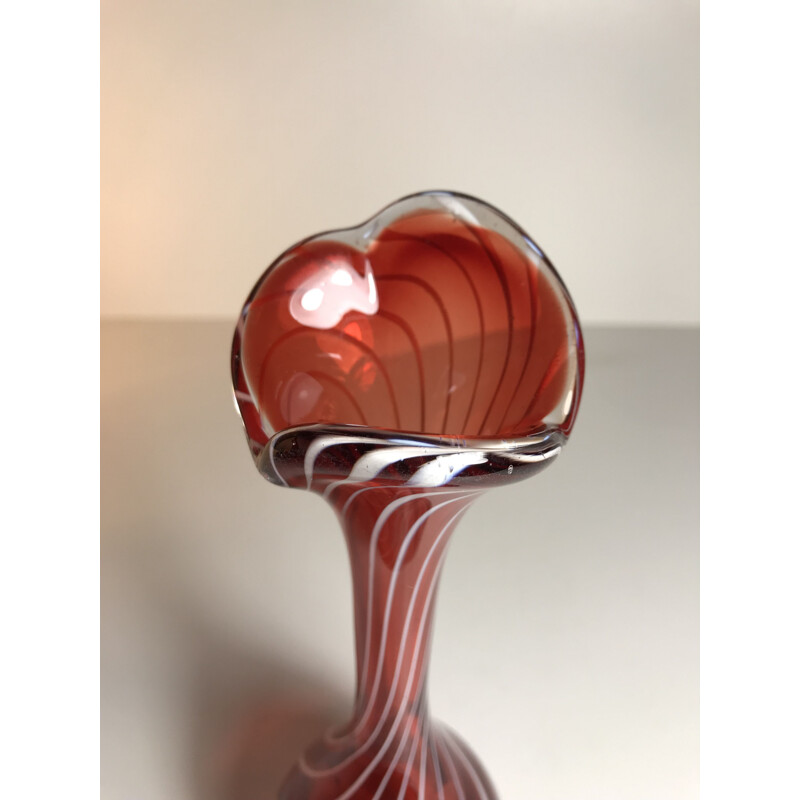 Vintage Murano Glass Vase, Italy 1970s