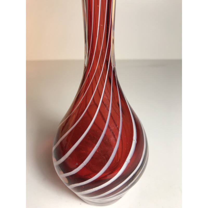 Vintage Murano Glass Vase, Italy 1970s