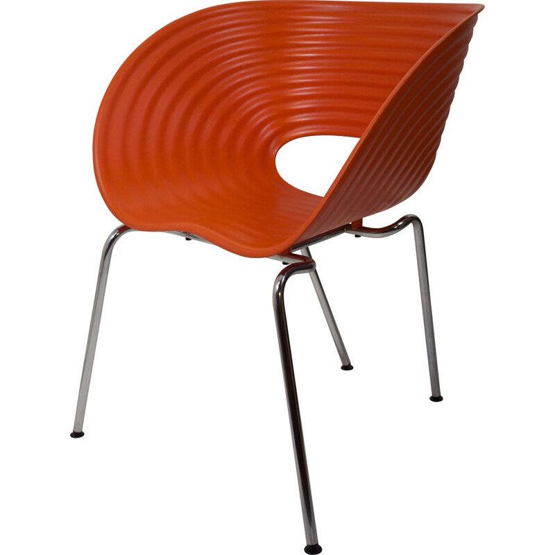 Fauteuil vintage Tom Vac rouge orange de Ron Arad par Vitra