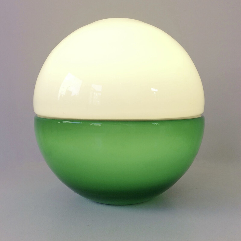 Vintage Murano glass ball lamp for Vistosi, Italy 1960s