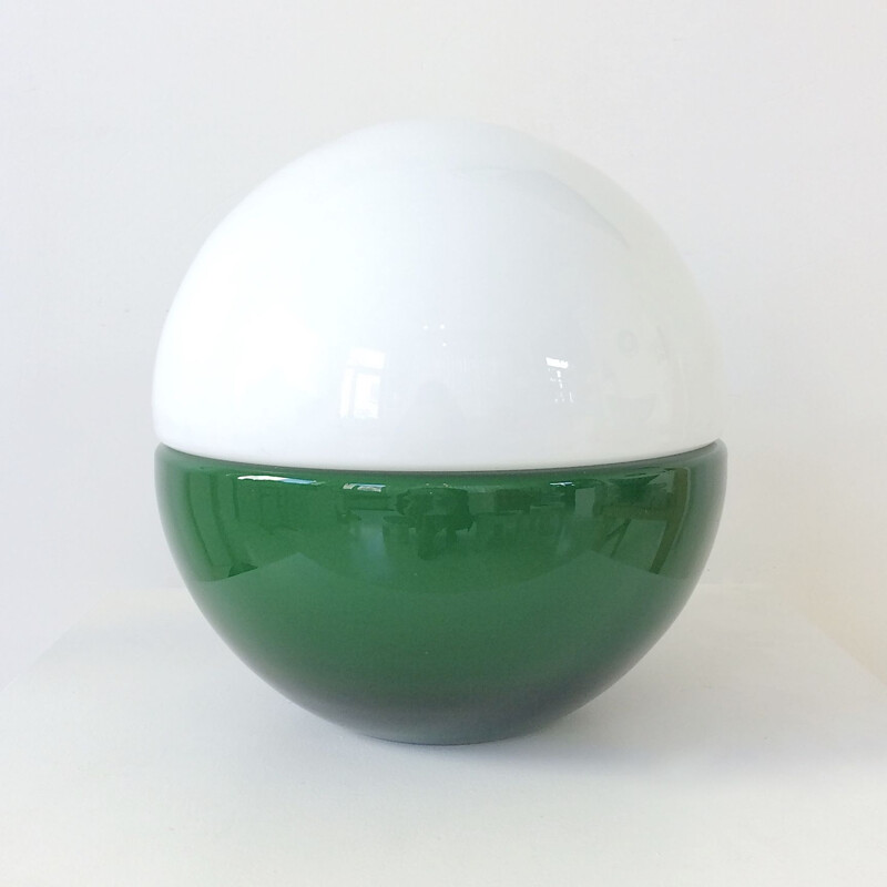 Vintage Murano glass ball lamp for Vistosi, Italy 1960s