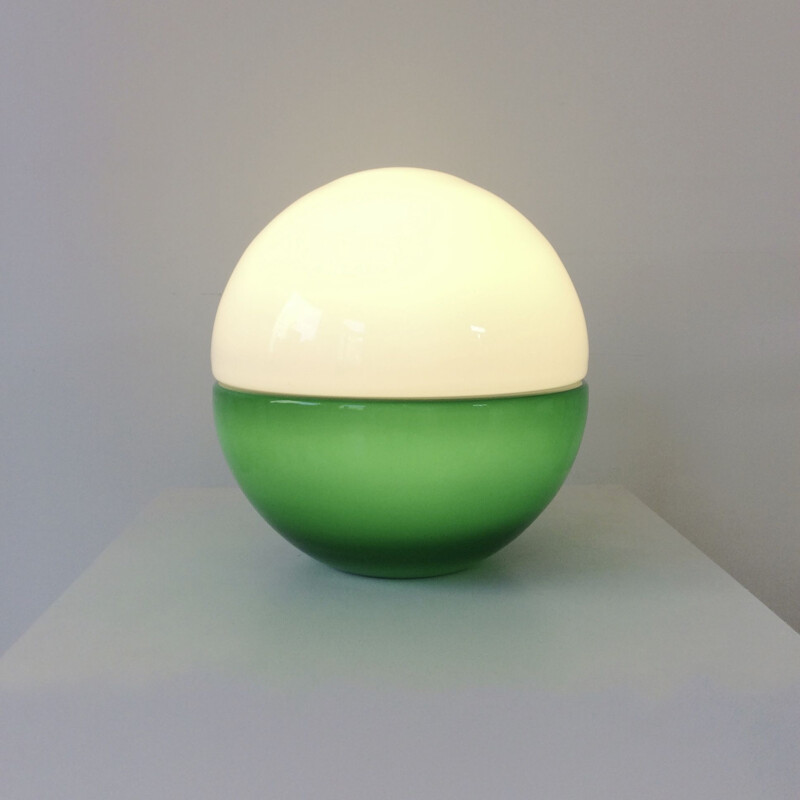 Vintage Murano glass ball lamp for Vistosi, Italy 1960s