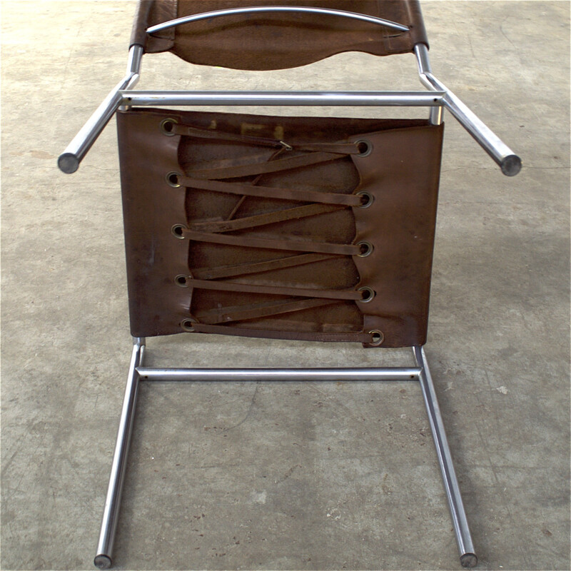Set of 4 SE06 dining chairs, Martin VISSER - 1960s