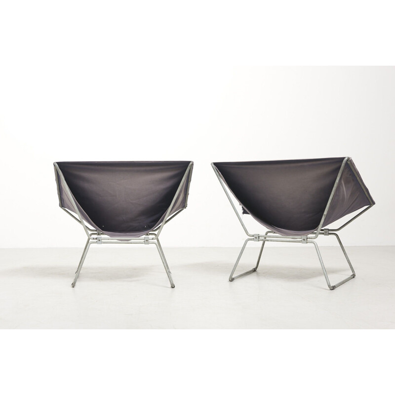 Pair of vintage armchairs by Pierre Paulin for AP Originals 1950