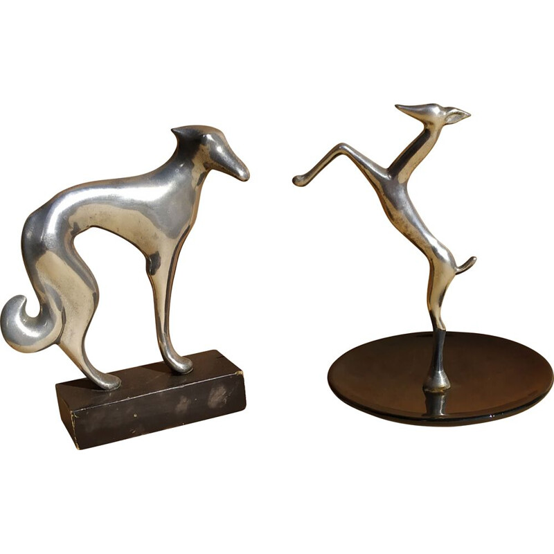 Paar kleine vintage sculpturen van Karl Hagenauer 1930