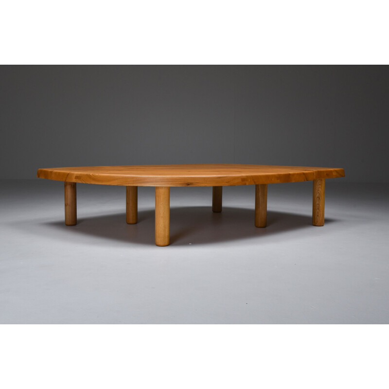 Vintage 'T22C' coffee table by Pierre Chapo, France 1972