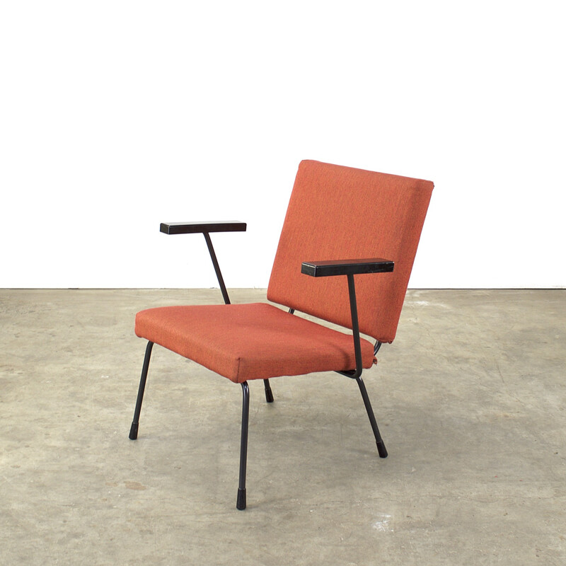 Gispen orange armchair, Wim RIETVELD - 1960s