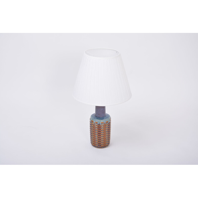 Large vintage ceramic table lamp by Einar Johansen for Soholm, Denmark 1960