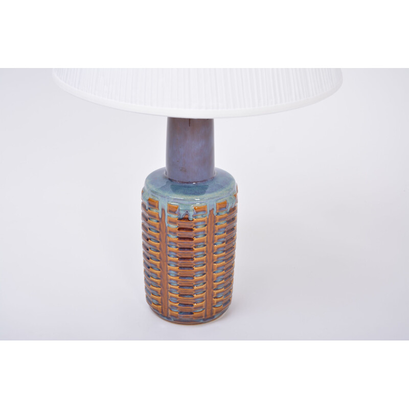 Large vintage ceramic table lamp by Einar Johansen for Soholm, Denmark 1960