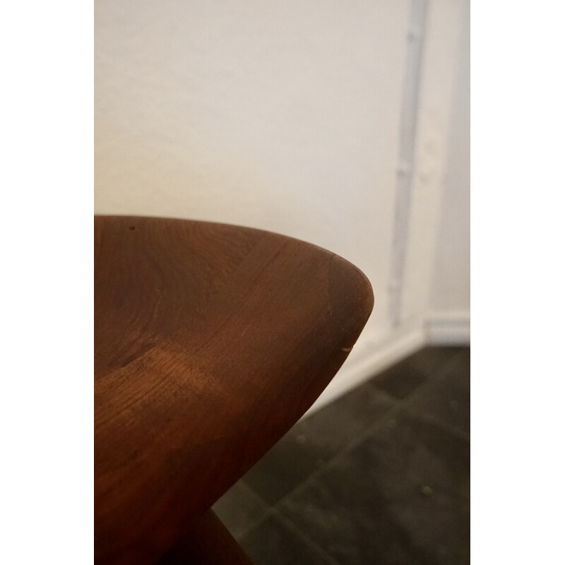 Vintage teak stool by K. Thomsen Mogens Lassen 