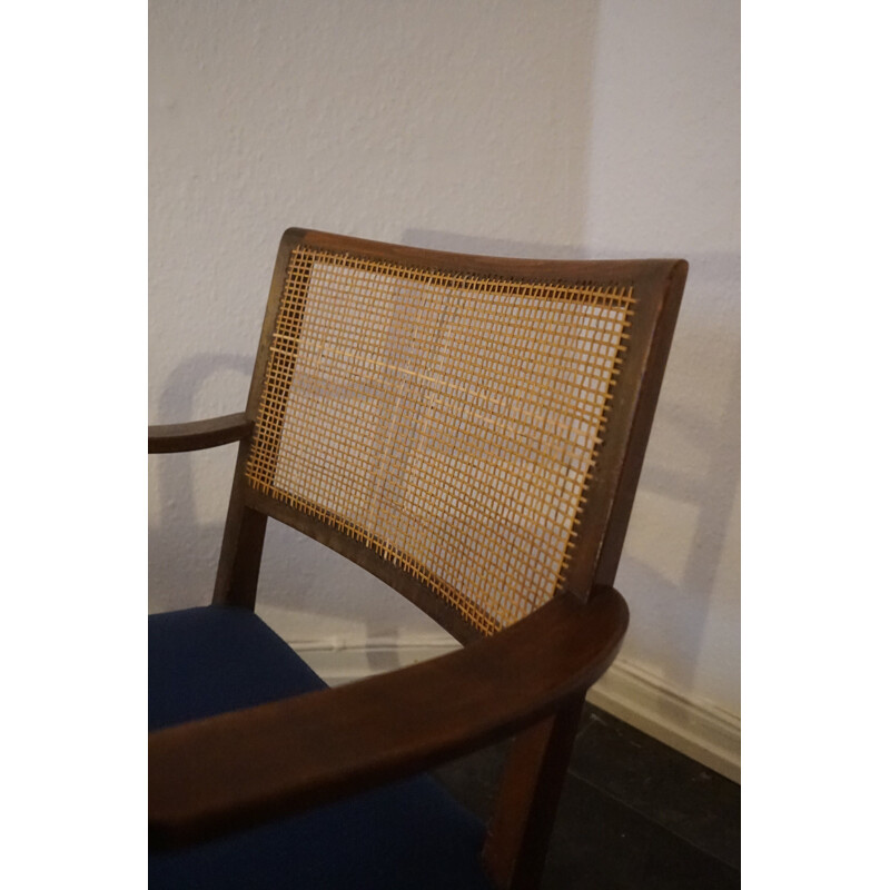 Rocking chair vintage, modèle 1418 de Fritz Hansen 1930