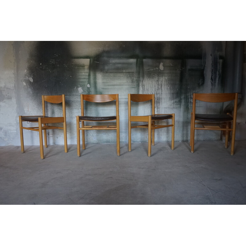  Set of 4 vintage chairs by Vilhelm Wohlert for Sorø Stolefabrik 1959