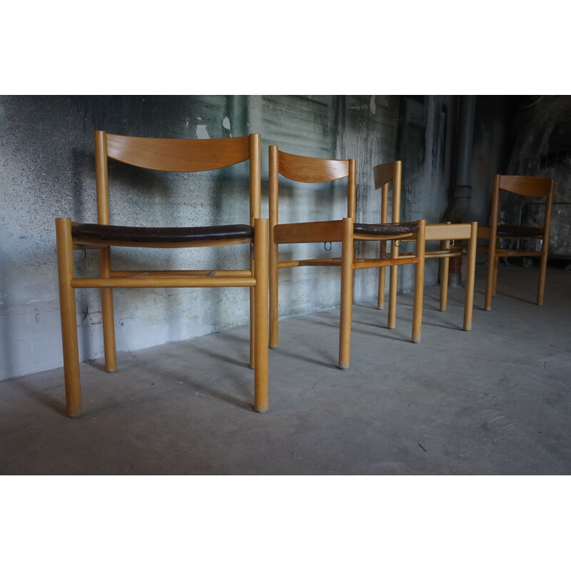  Set of 4 vintage chairs by Vilhelm Wohlert for Sorø Stolefabrik 1959