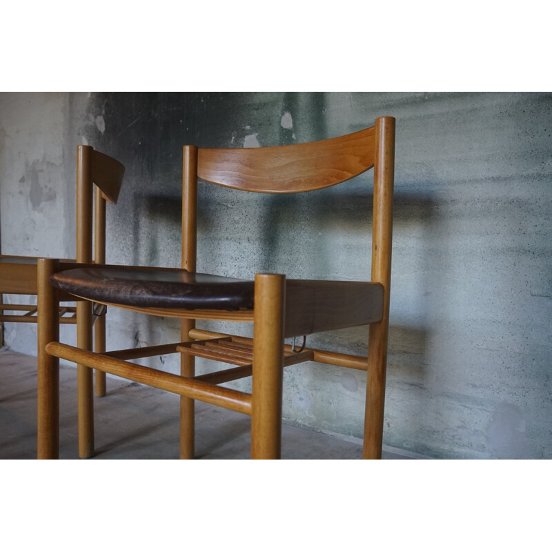  Ensemble de 4 chaises vintage par Vilhelm Wohlert pour Sorø Stolefabrik 1959