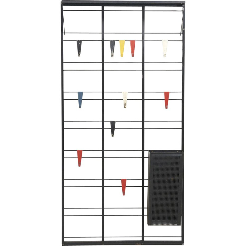 Vintage 'Tone Ladder' coat rack by Tjerk Reijenga for Pilastro, Netherlands 1950