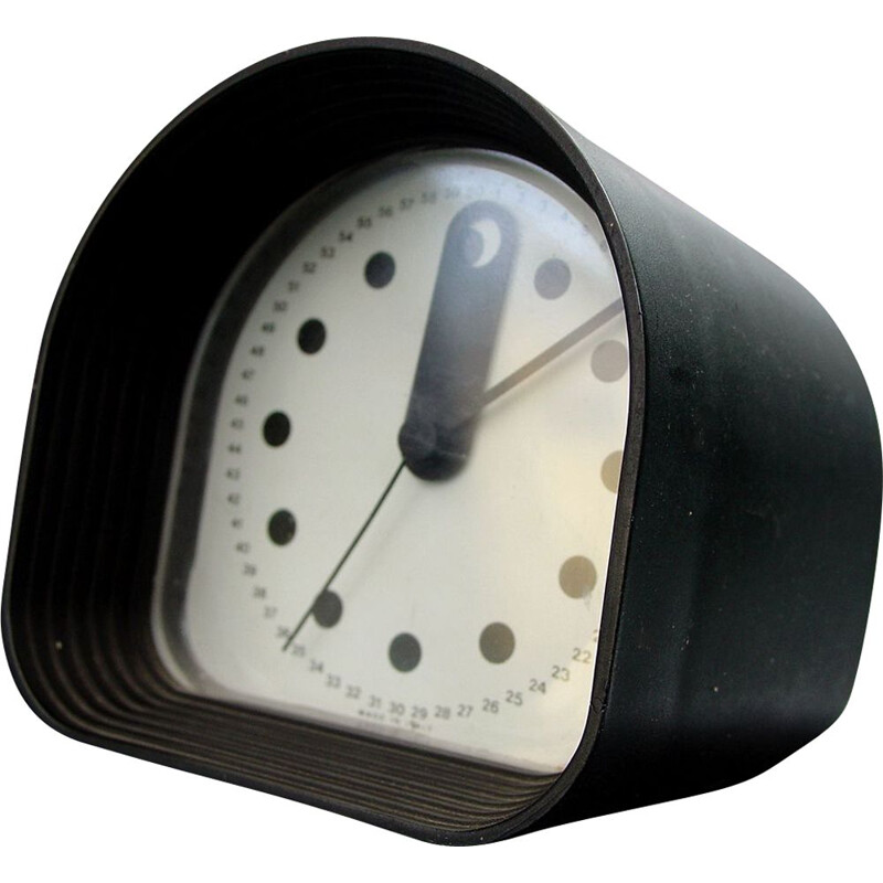 Horloge de table vintage Optic par Joe Colombo pour Ritz Italora 1970