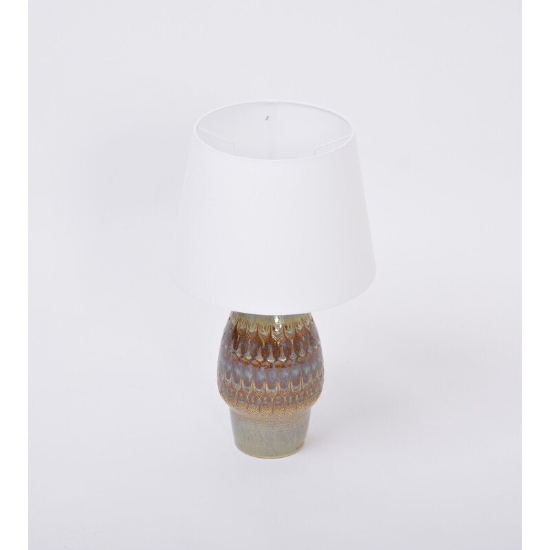 Lampe de table vintage en grès par Soholm Stentoj,Danois